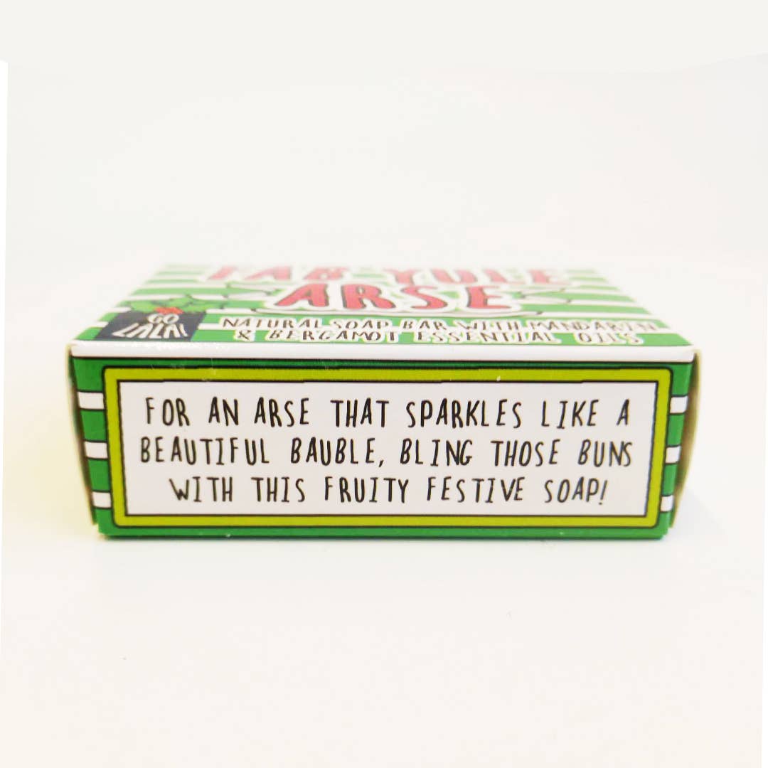 Fab Yule Arse Christmas Soap Mandarin & Bergamot Funny Gift