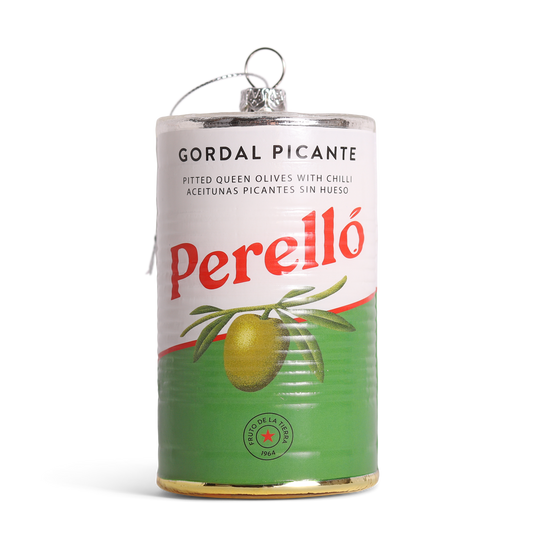 Perelló Olives Glass Christmas Decoration, 10cm