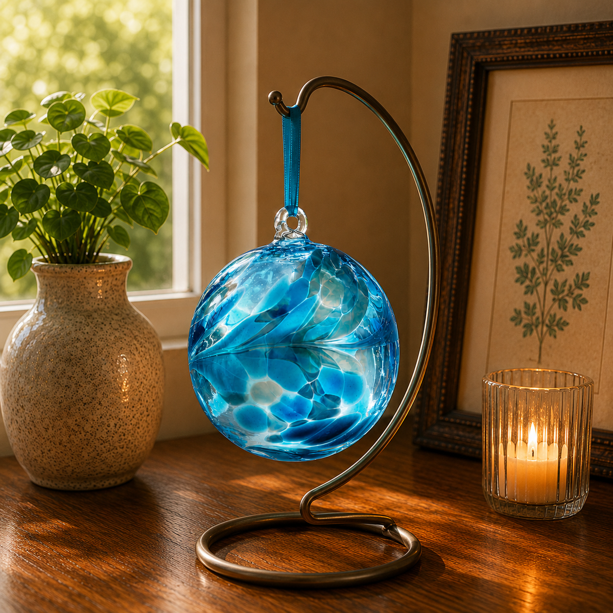 10cm Friendship Ball - Turquoise