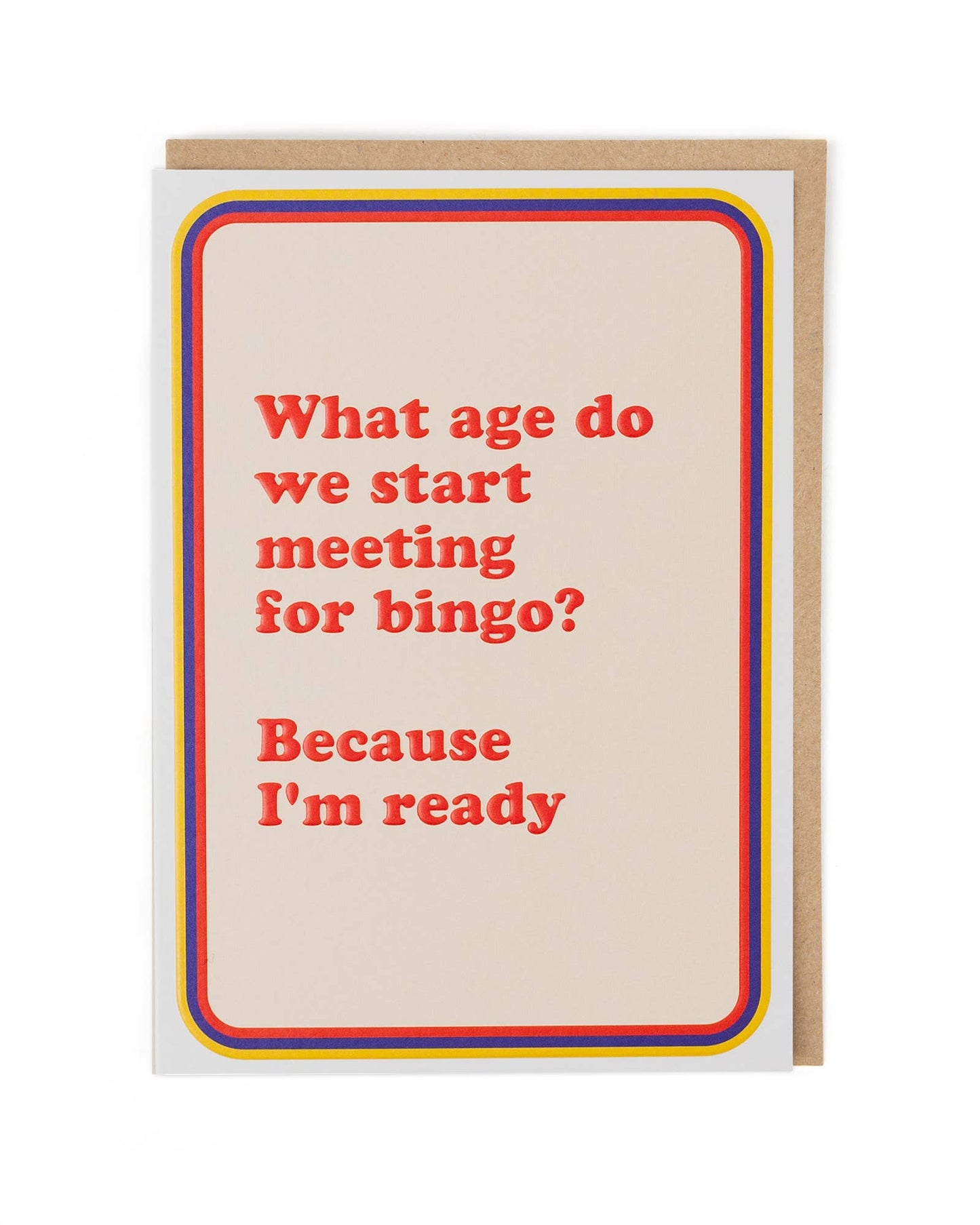 Bingo Birthday Card