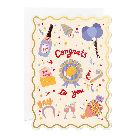 Congrats To You | Greeting Card | Congratulations Card