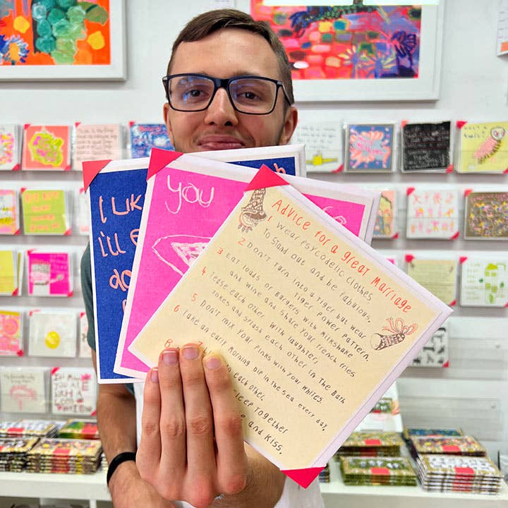 Advice For A Great Marriage, Wedding Card