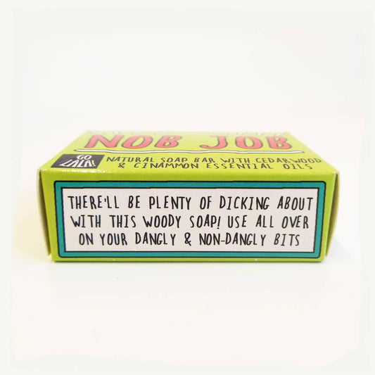 Nob Job Soap Cedarwood & Cinnamon Funny Gift