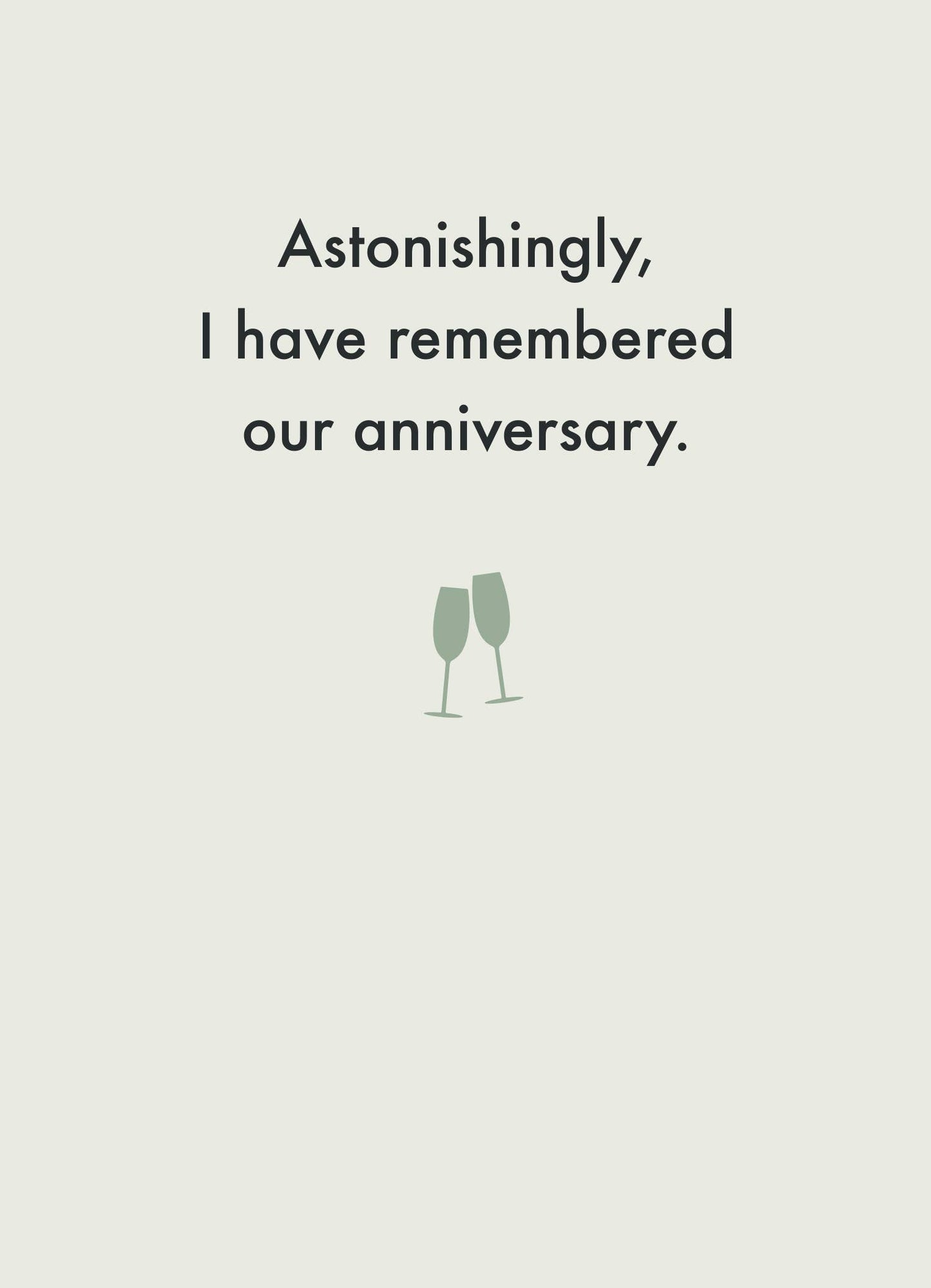 Astonishingly Anniversary Card