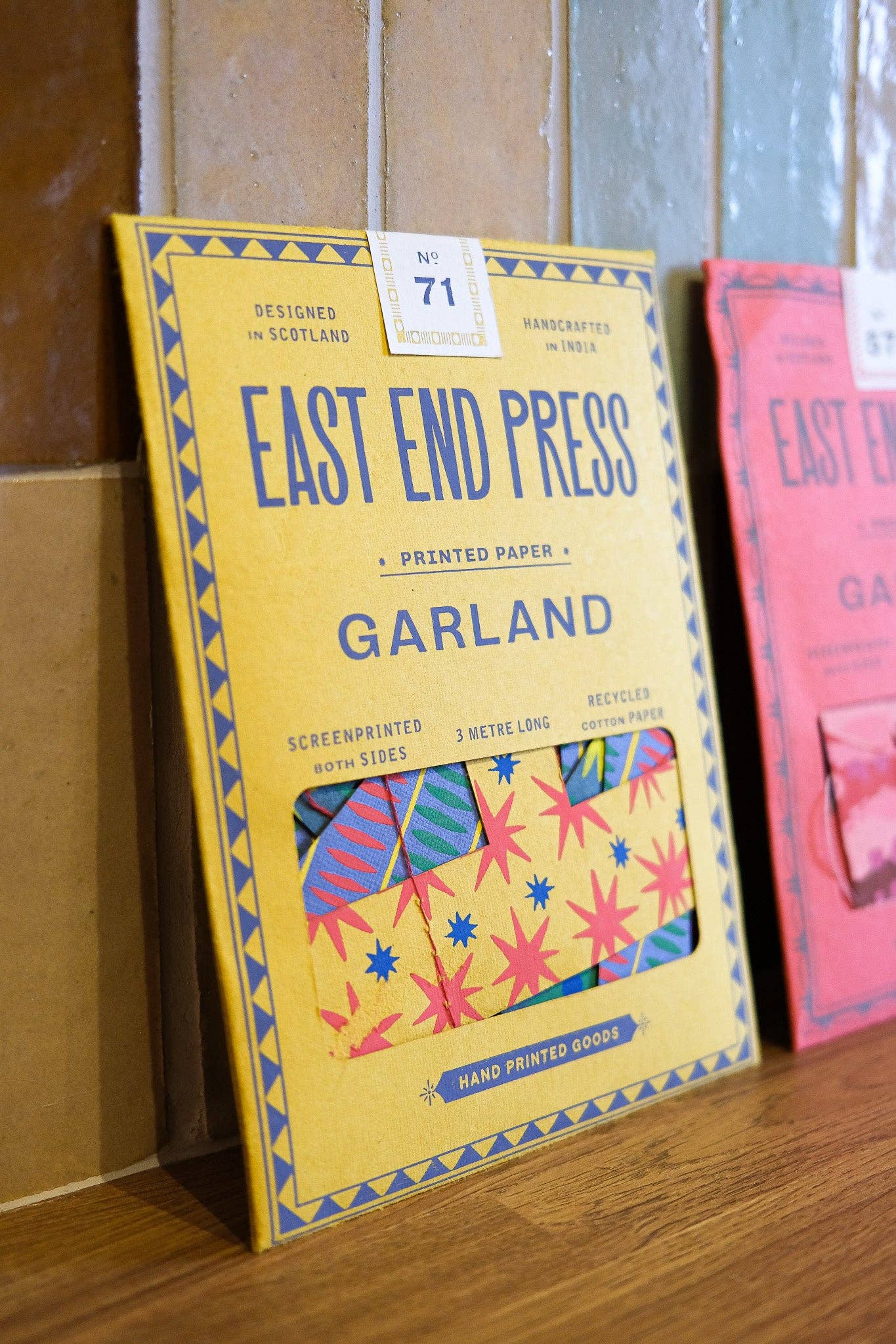 UK/EU: Bright Happy Birthday Sewn Garland