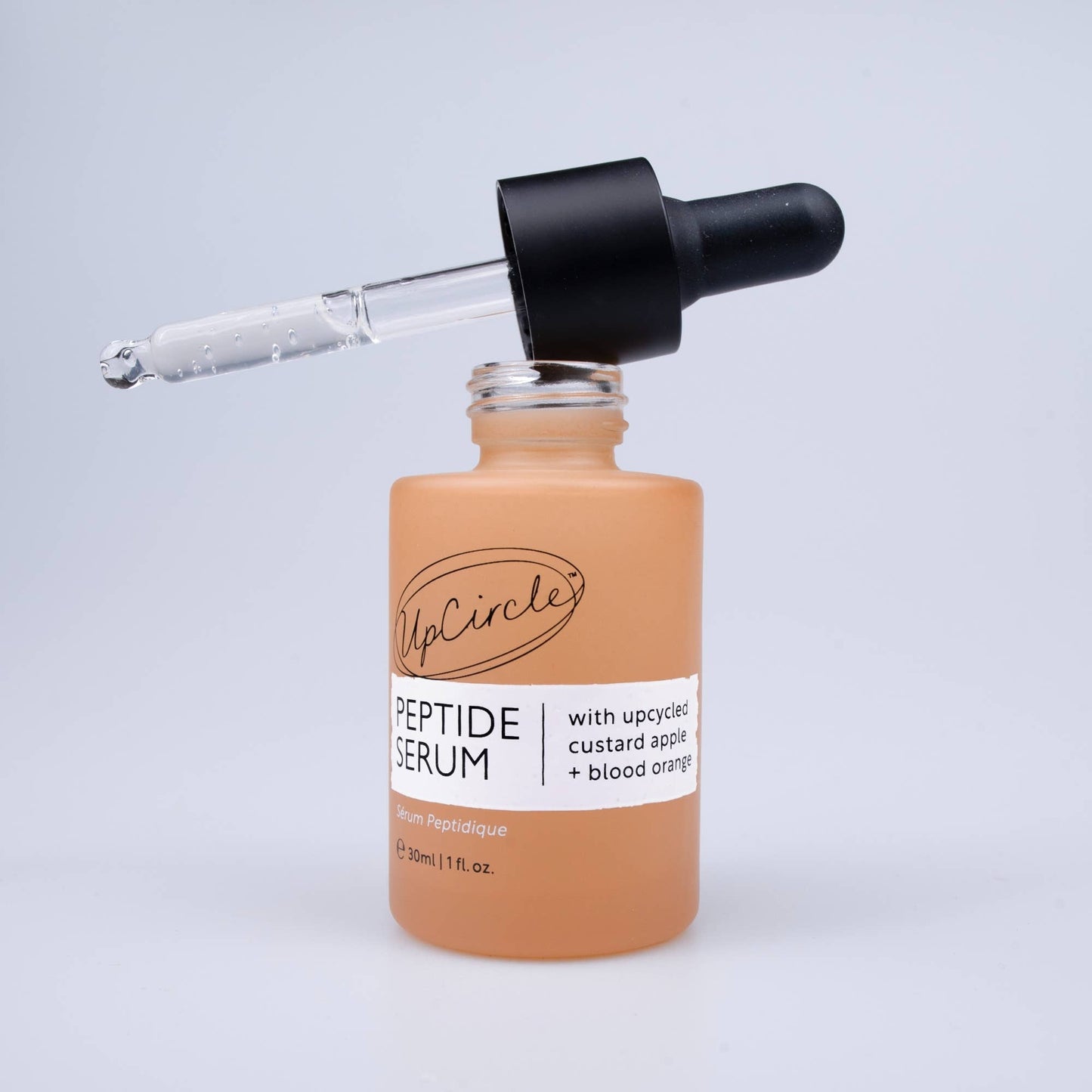 UpCircle peptide serum with custard apple & blood orange plus niacinamide and vitamin c to revitalise and restore