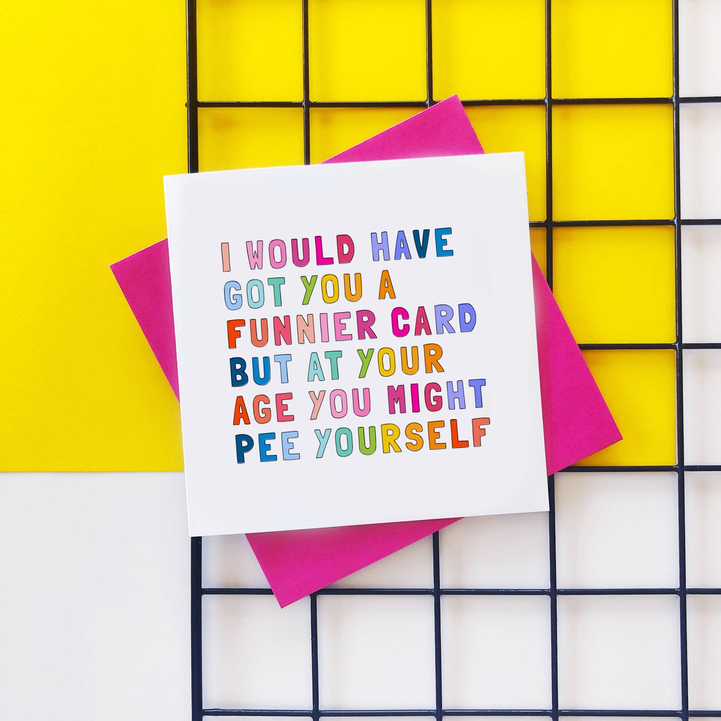 Pee Yourself Birthday Card