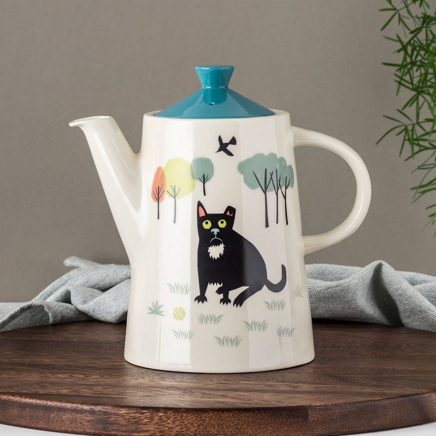 Handmade Ceramic Dog Teapot