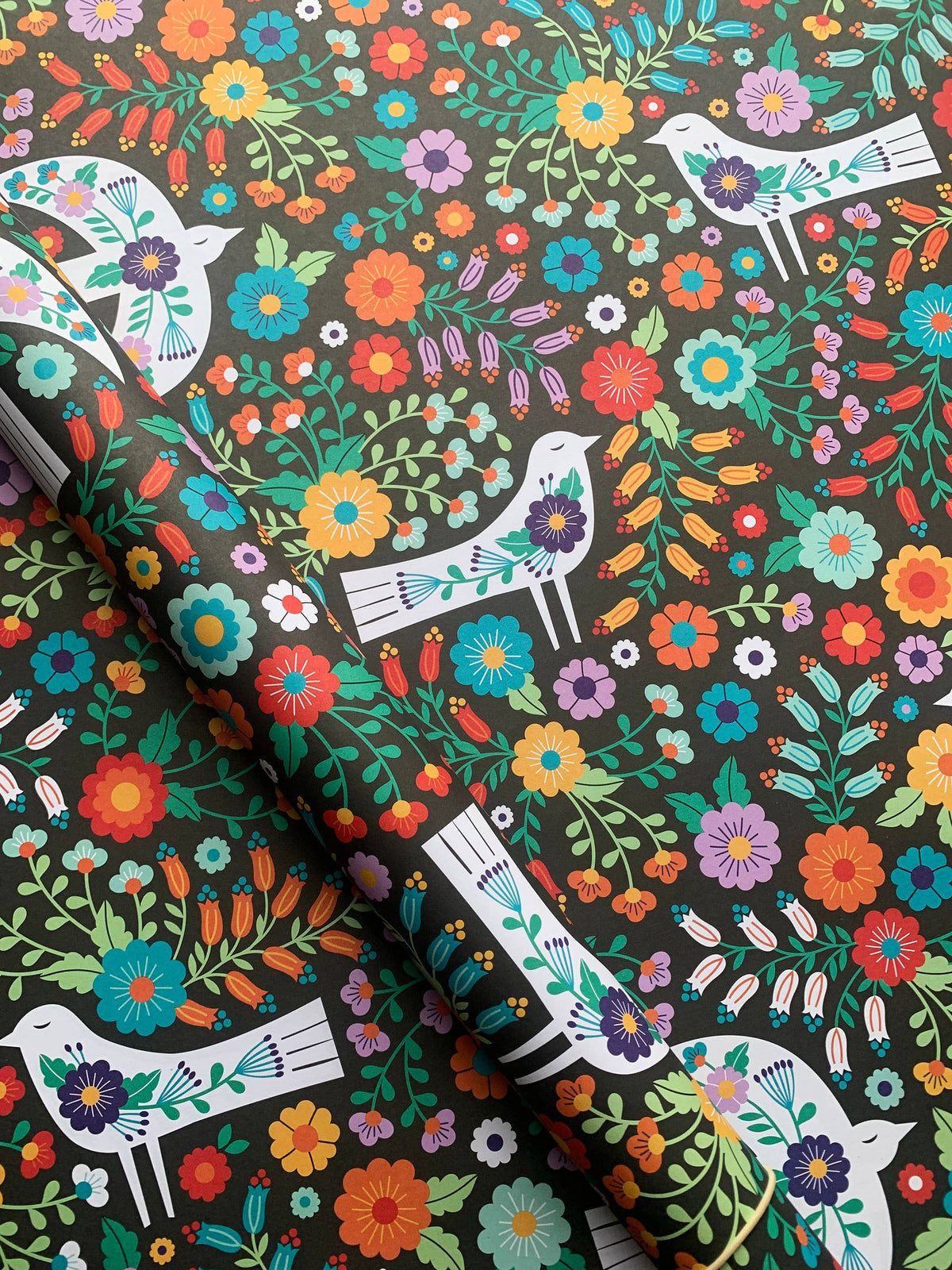 Fokelore inspired wrapping paper