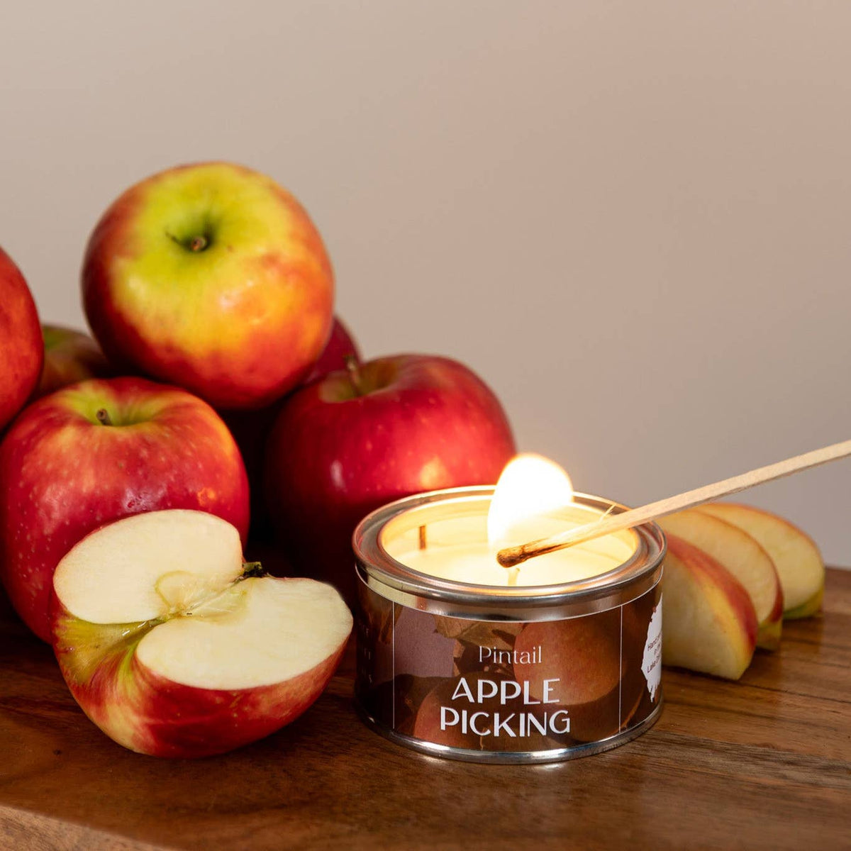 Apple Picking Paint Pot Candle  | Autumn Candles