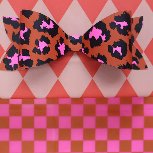 Tissue Paper  Leopard - Ginger & Pink