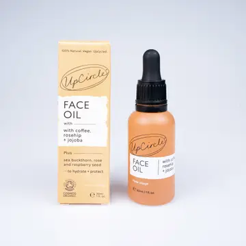 vegan face oil with coffee, reship and jojoba