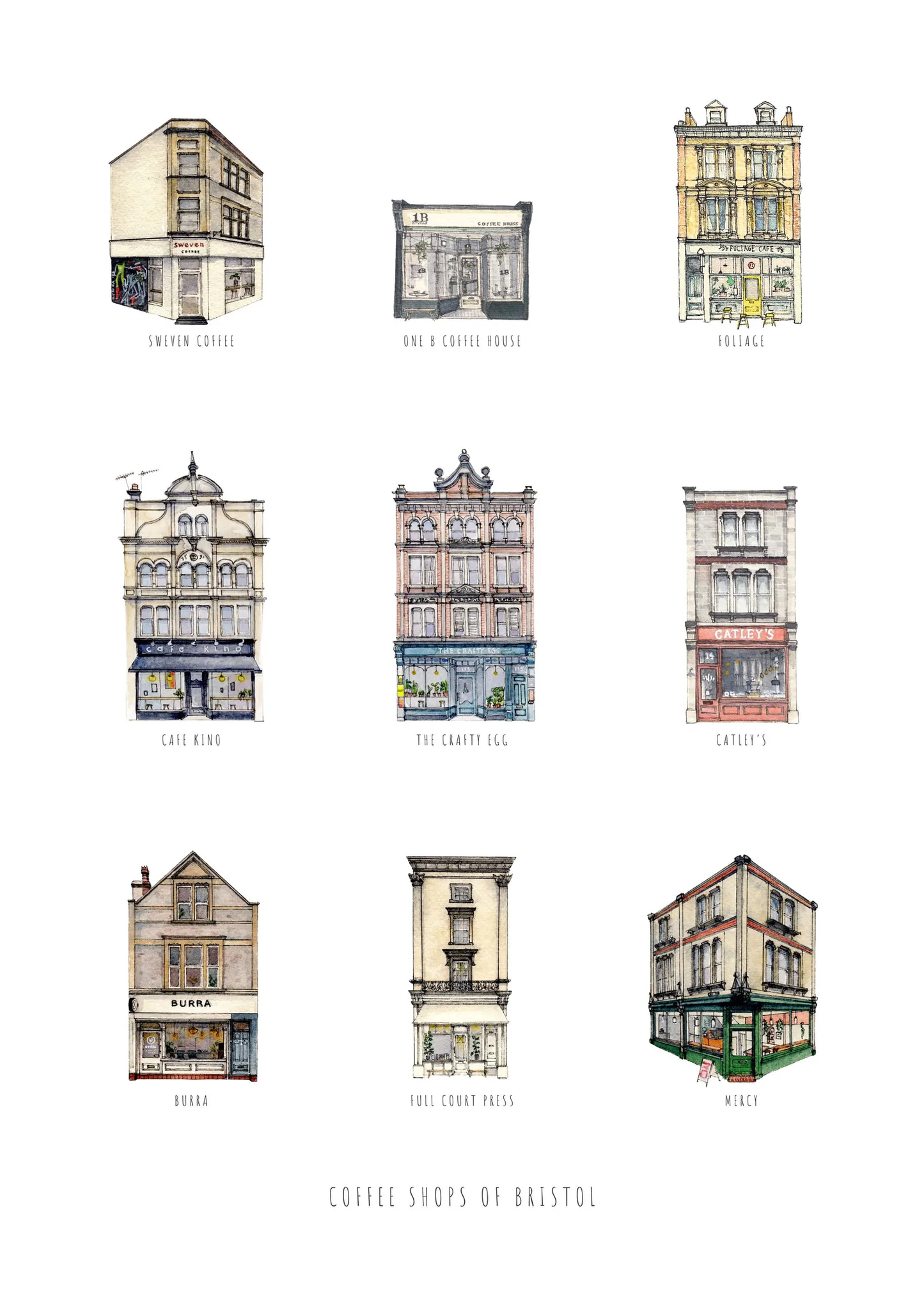 Coffee Shops of Bristol  - Portrait