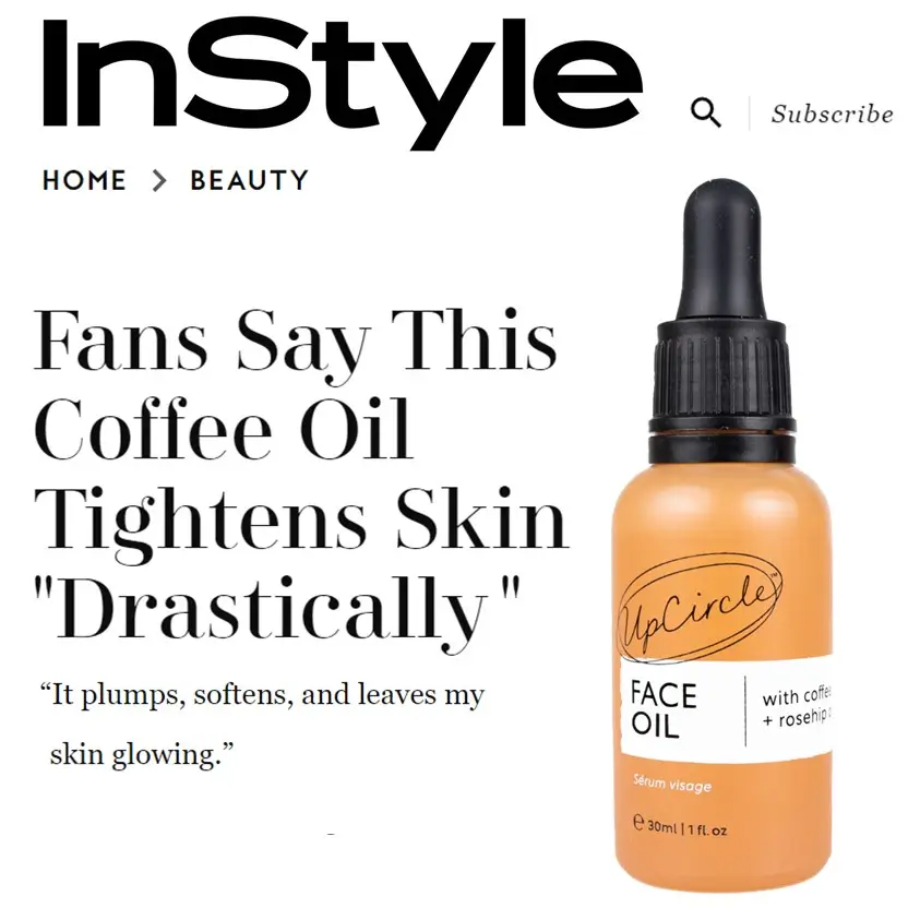 vegan face oil with coffee, reship and jojoba