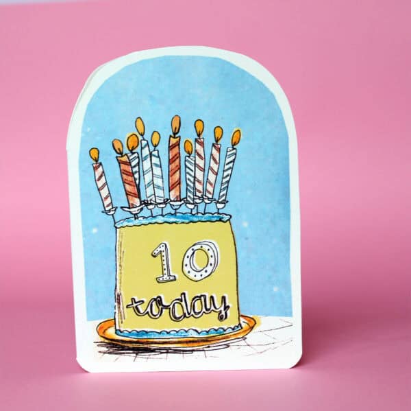 Birthday Candles Age Card