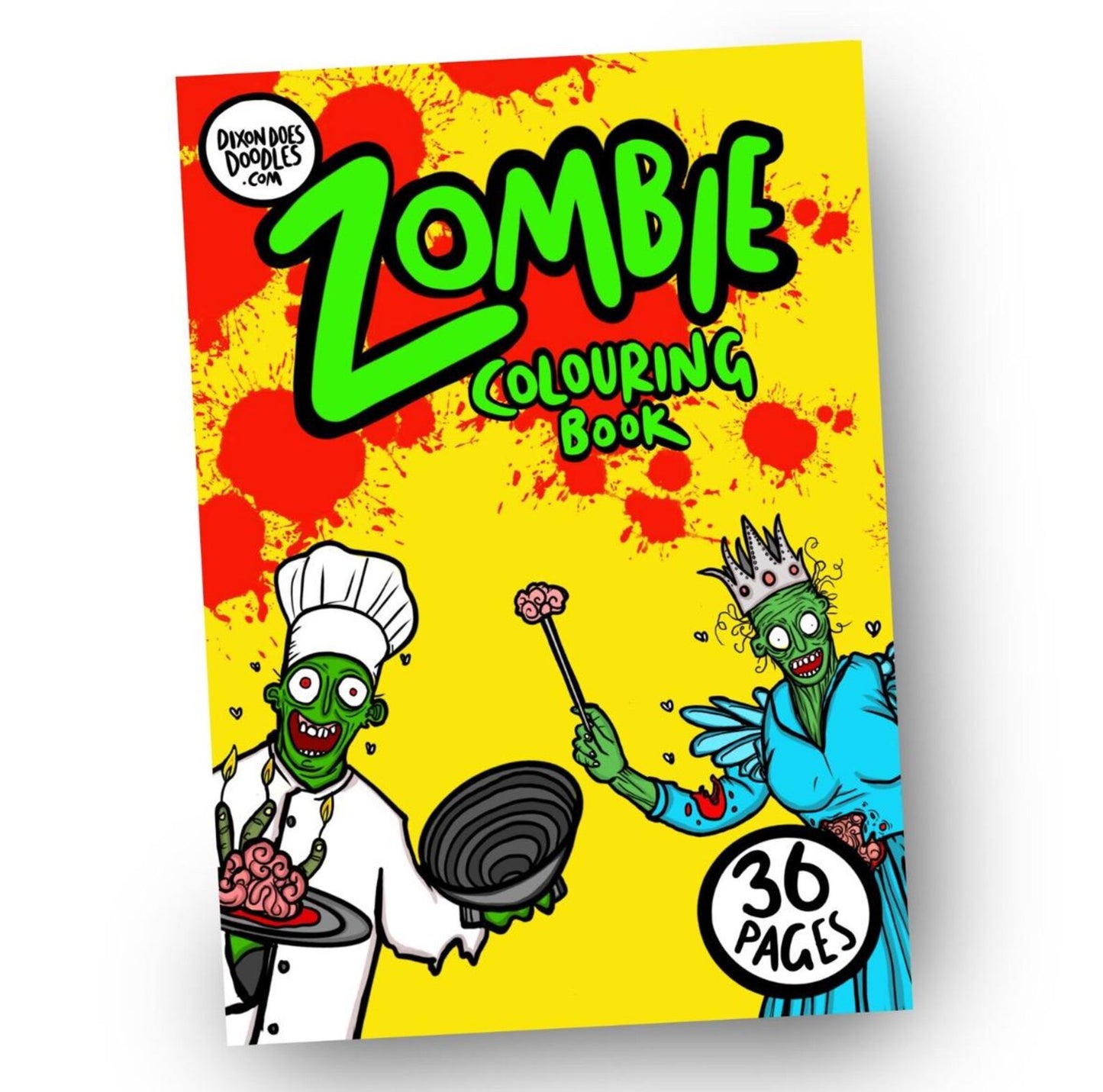 Zombie Colouring Book A5