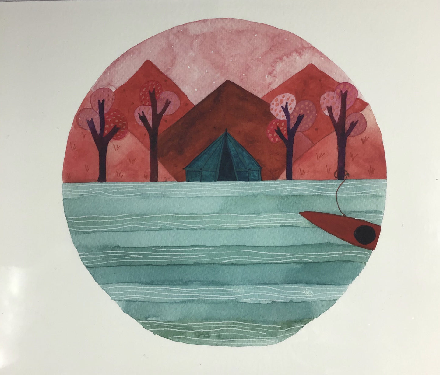 Red Mountain Print