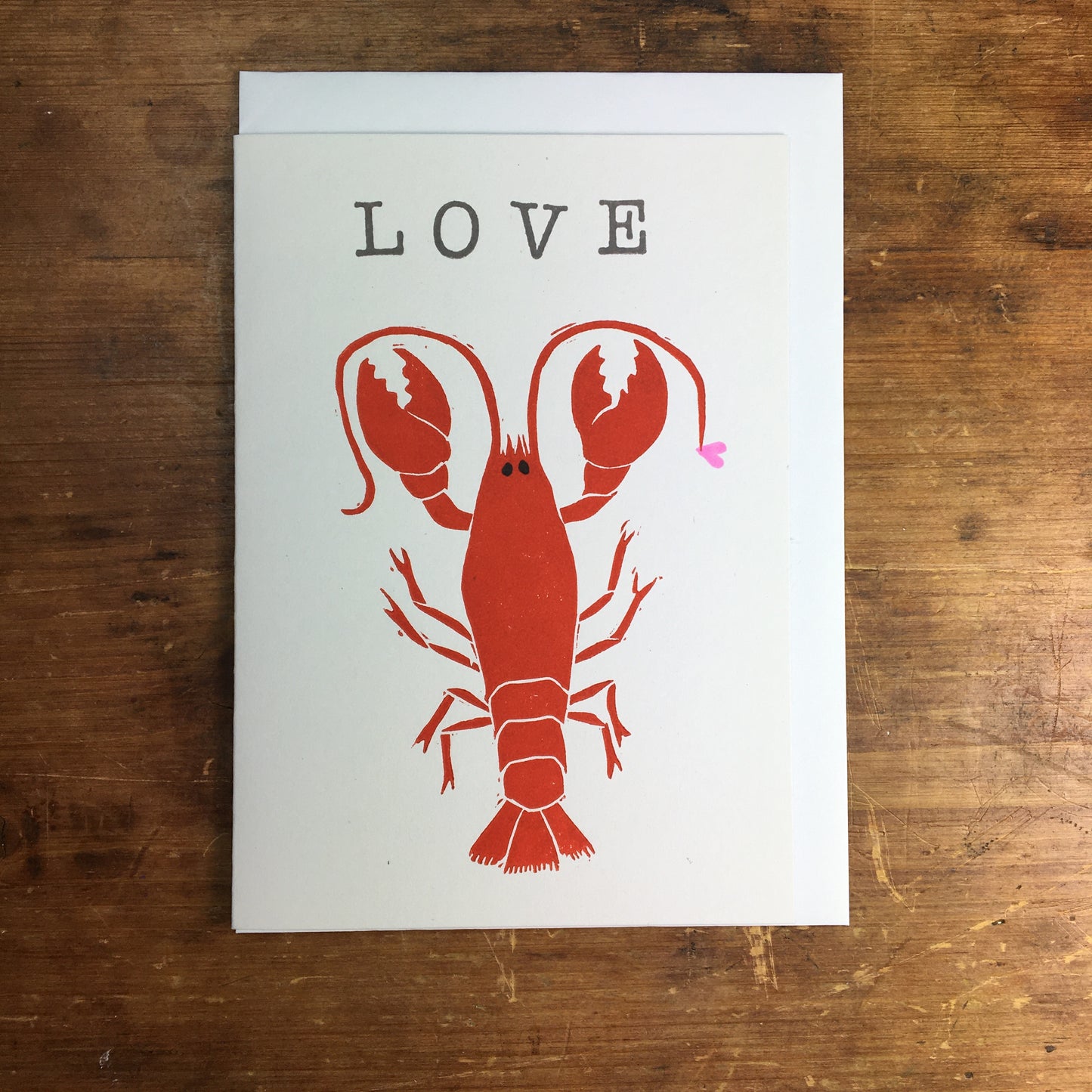 Laura Robertson Love Lobster Card
