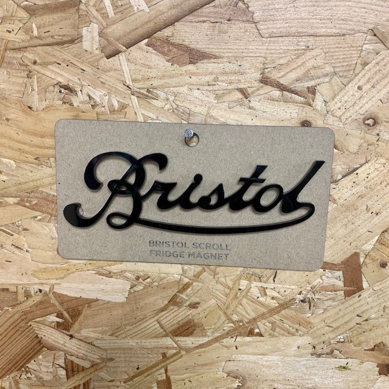 Laser cut Bristol Scroll Fridge Magnet