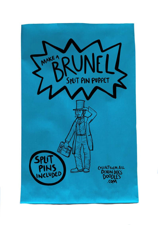 Glass Designs Dixon Does Doodles Make Your Own paper Brunel split pin puppet pack