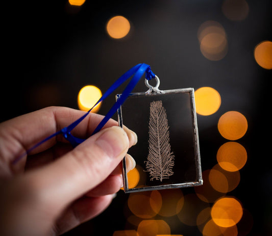 The Corbeau Press Feather Hanging