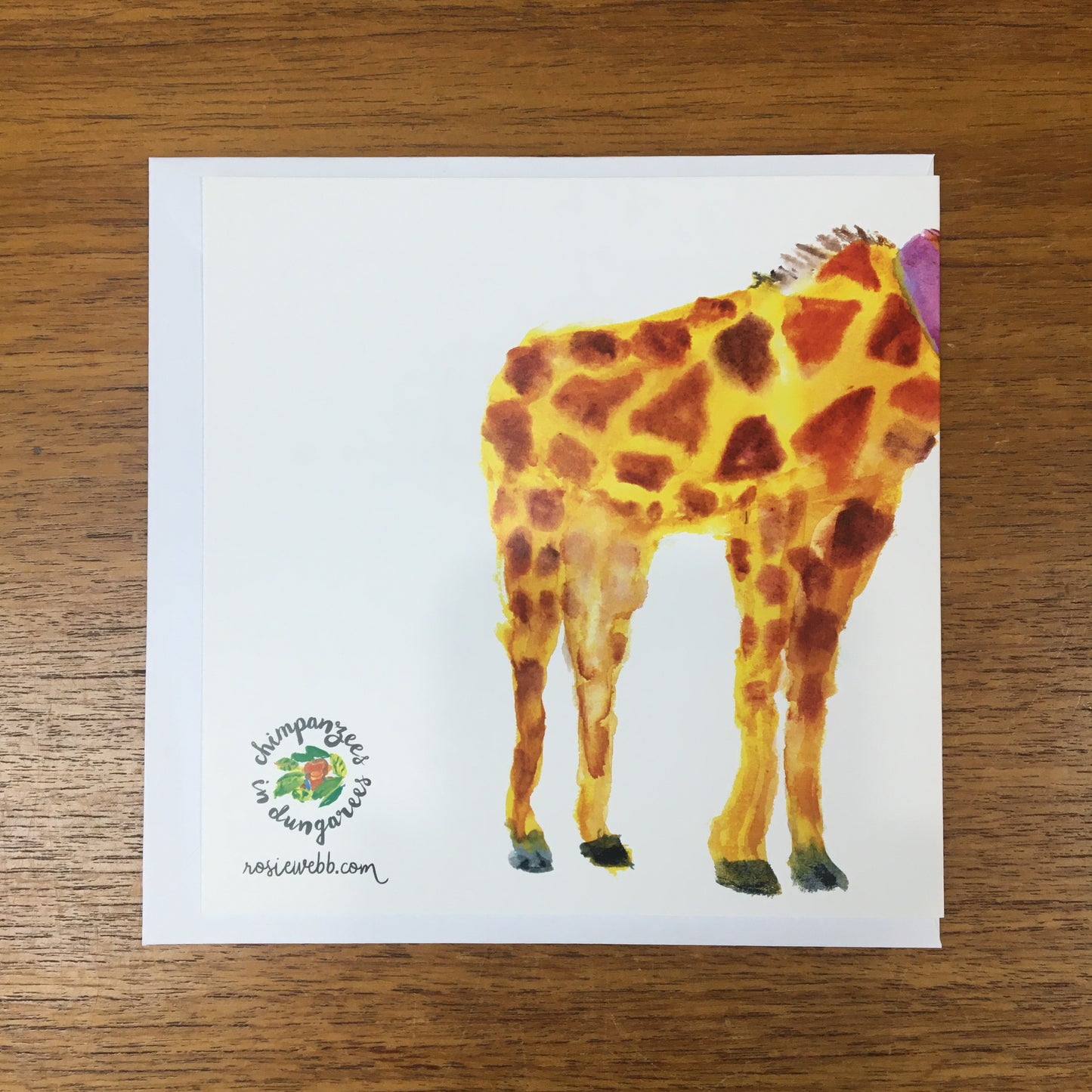 Rosie Webb One Giraffe Card