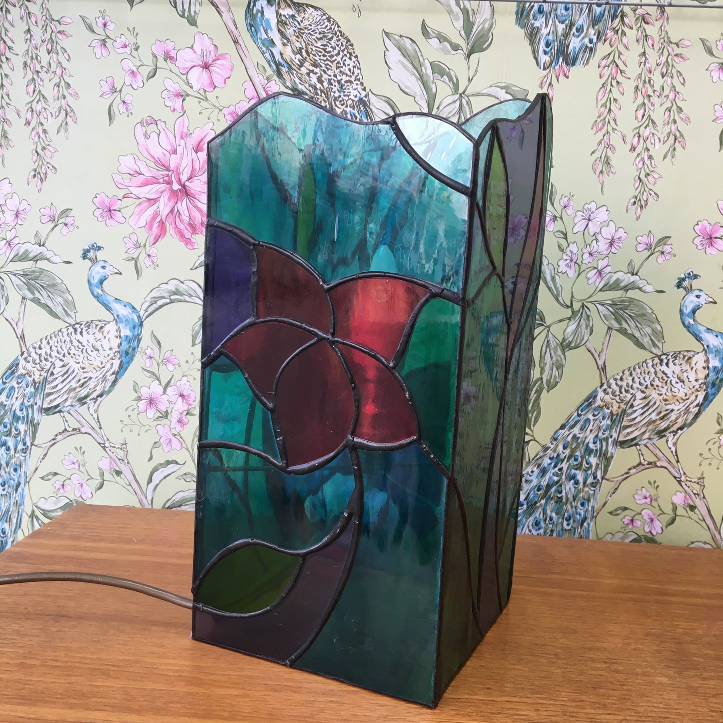 Box Lamp - Floral