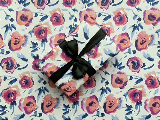 Pansy Party Wrapping Paper