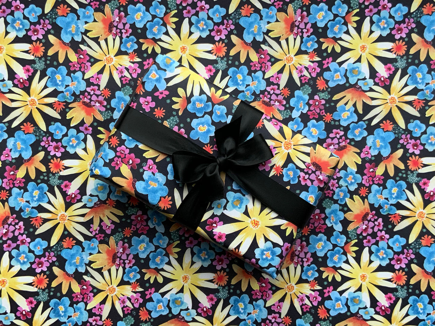 Pop Floral Wrapping Paper