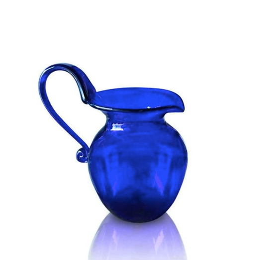 Bristol Blue Small Round Glass Jug