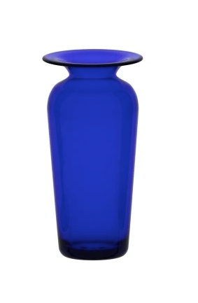 Bristol Blue Glass Small Tall Glass Vase