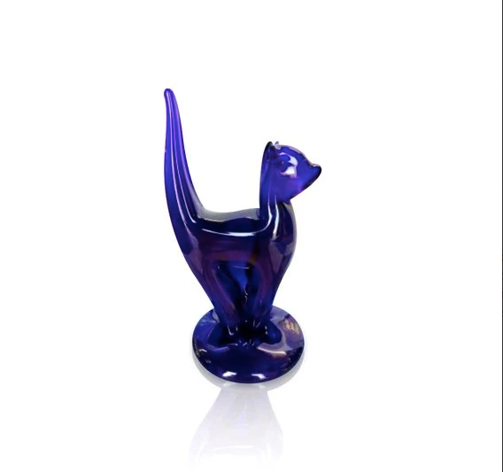 Bristol Blue Cat Sculpture