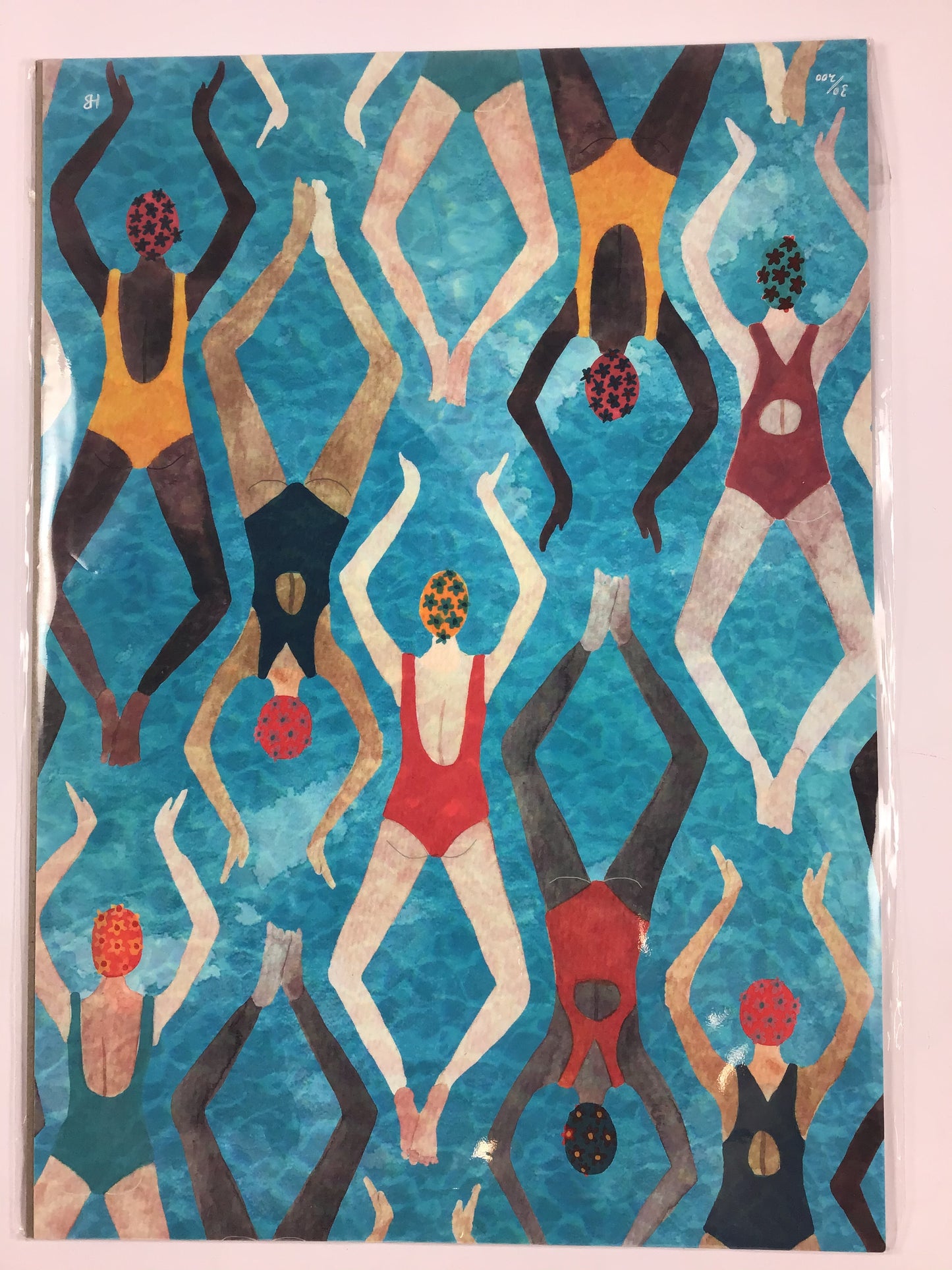 Synchro Swimmers Print