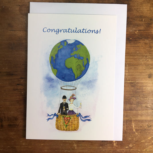 Laura Robertson Congratulations Balloon Card