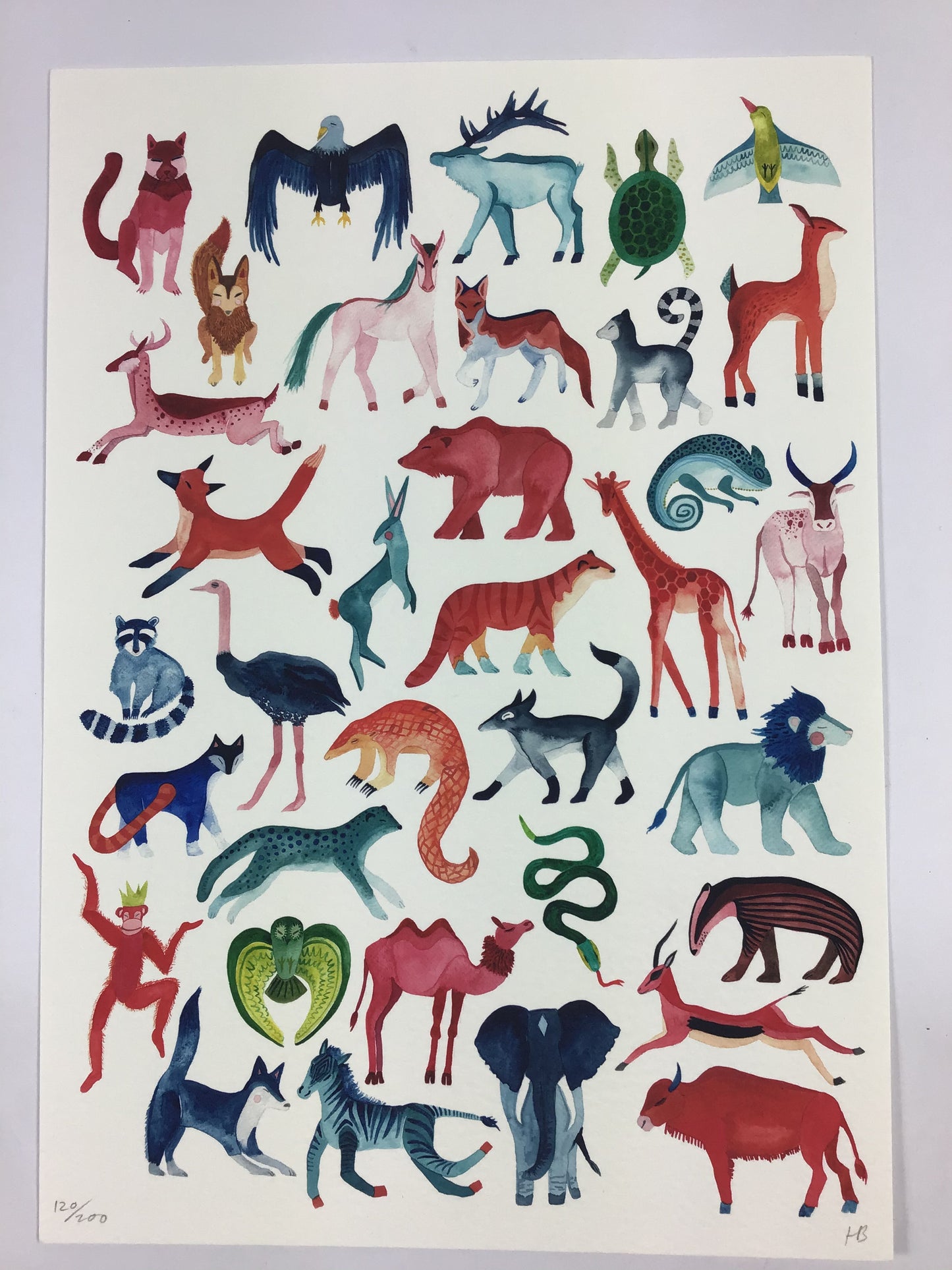 Wild Animals Print