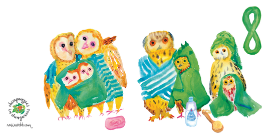 Rosie Webb Eight Owls Card