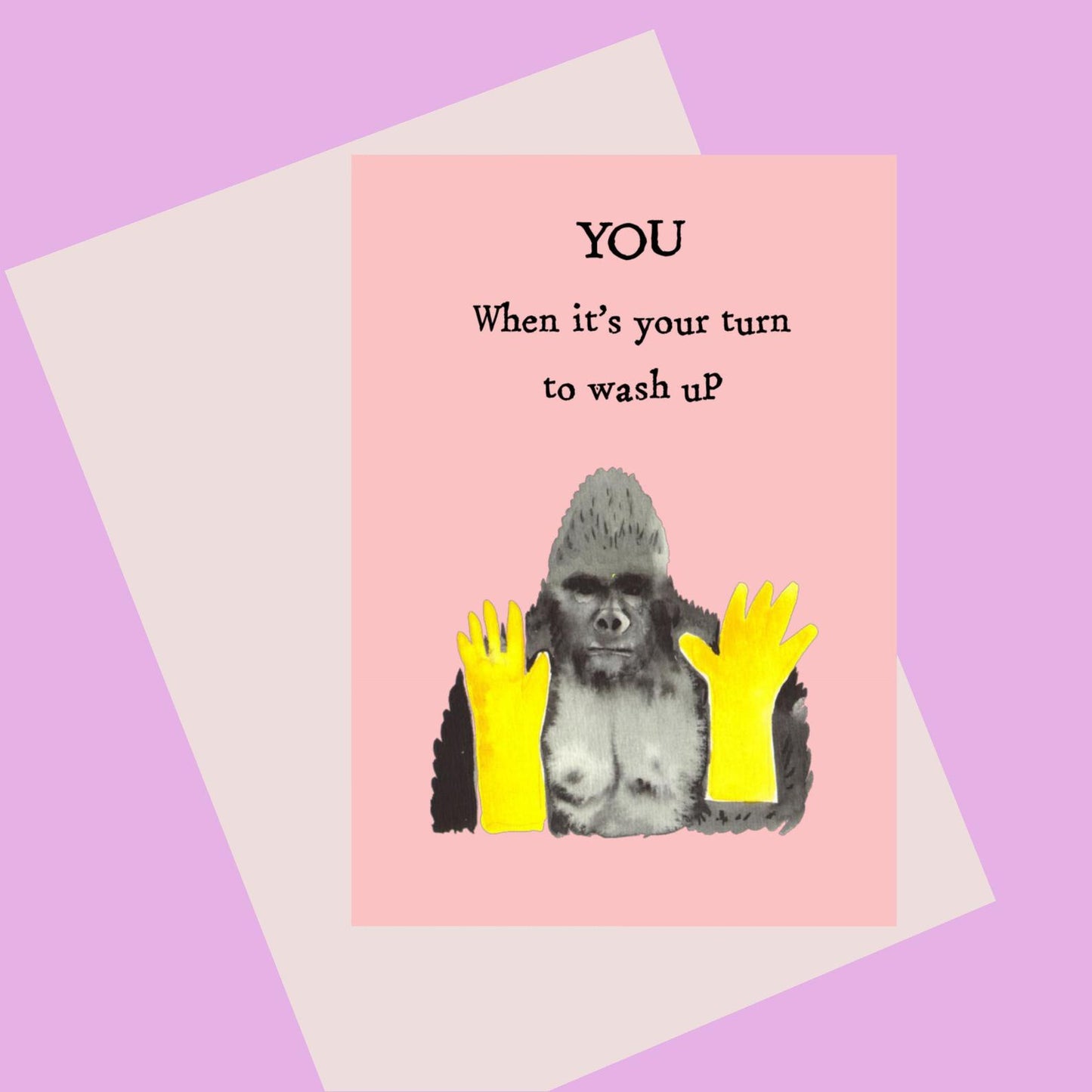 Laura Robertson Gorilla Gloves Card