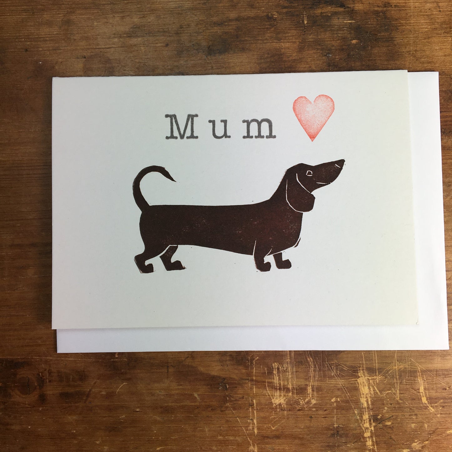 Laura Robertson Mum Dachshund Card