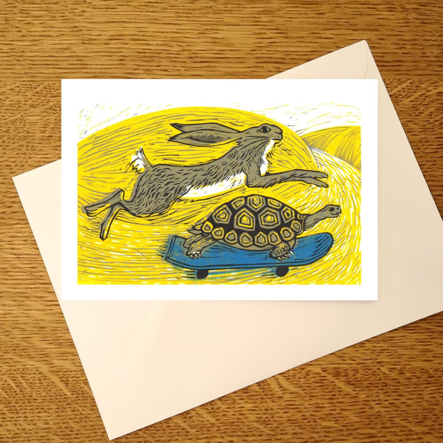 Laura Robertson Hare & Tortoise Card
