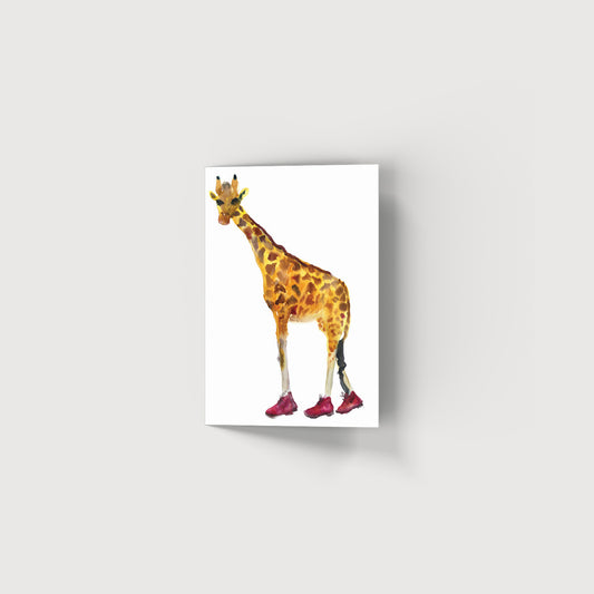 Rosie Webb Giraffe in Docs Card