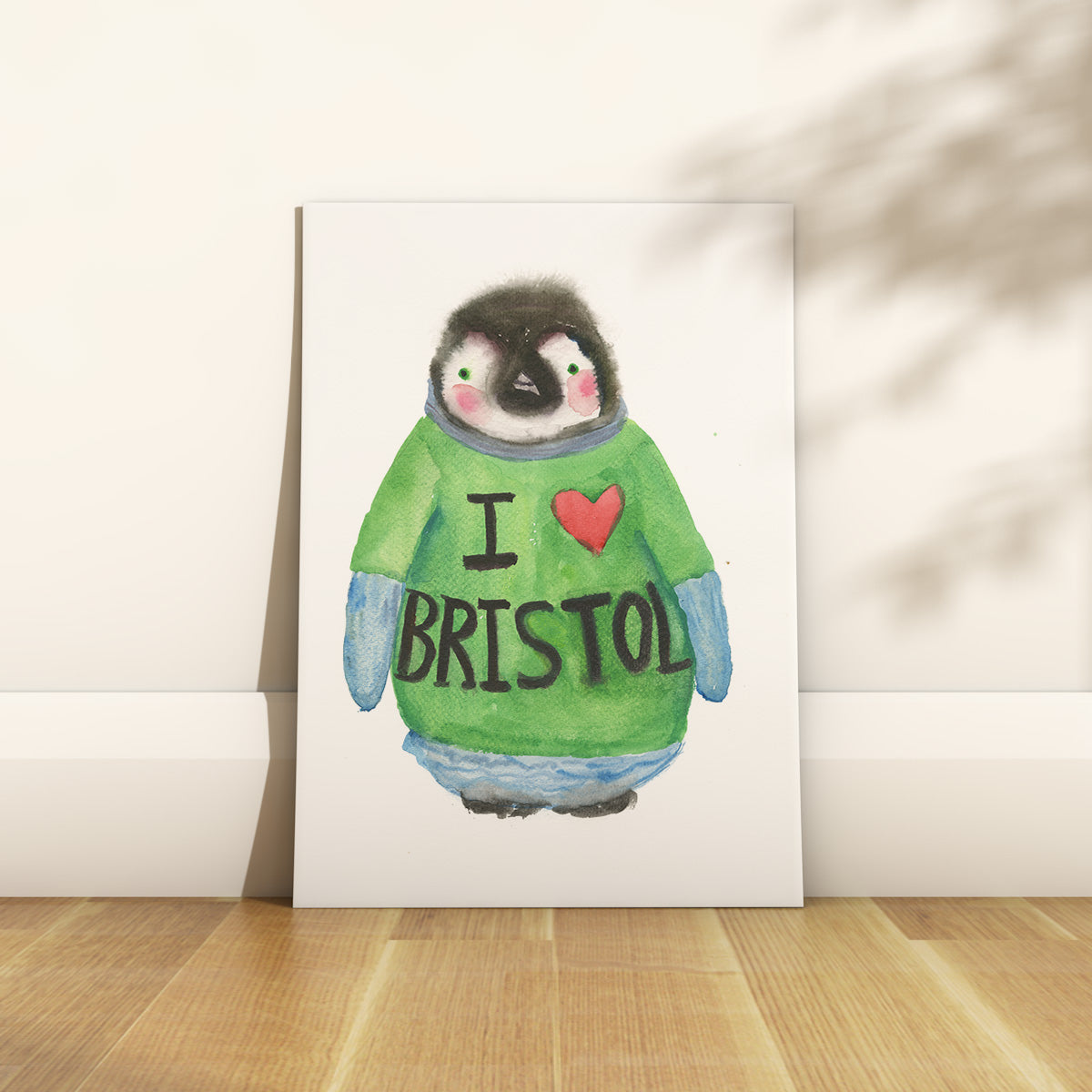 Rosie Webb I love Bristol Penguin Print