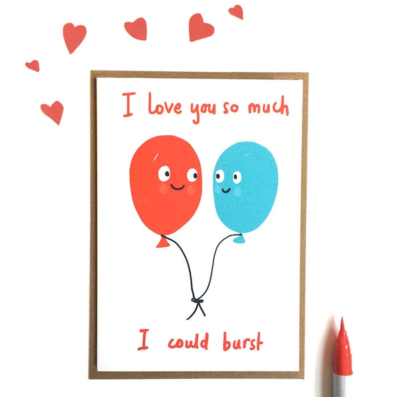 Sarah Ray Burst Balloons Card