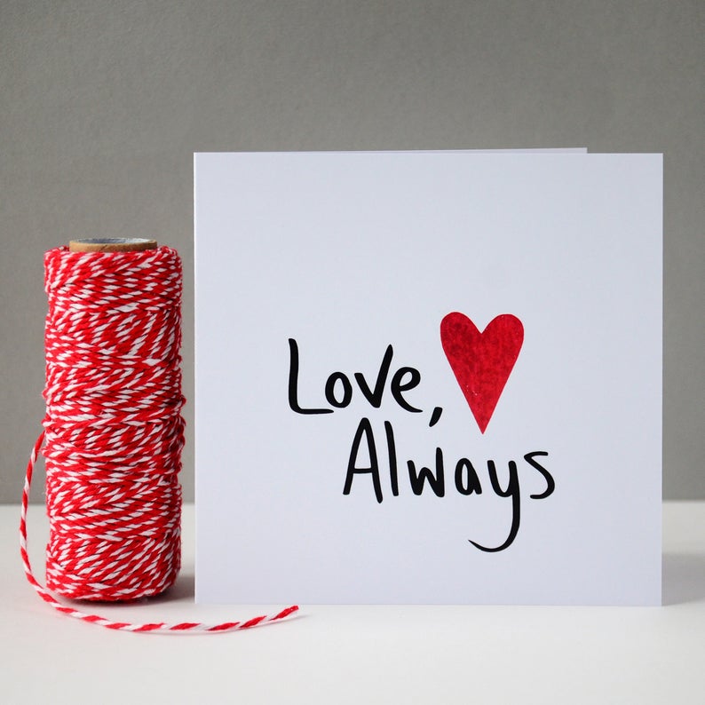 Fiona Clabon Love Always Card