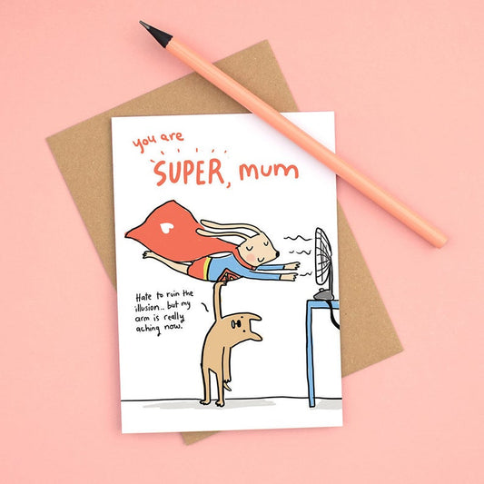 Sarah Ray Super Mum Card