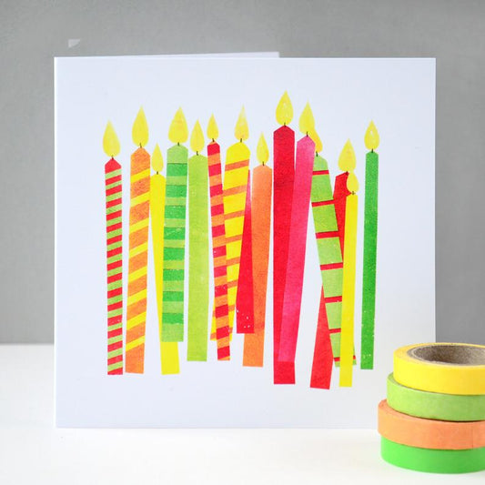 Fiona Clabon Happy Birthday Candles Card