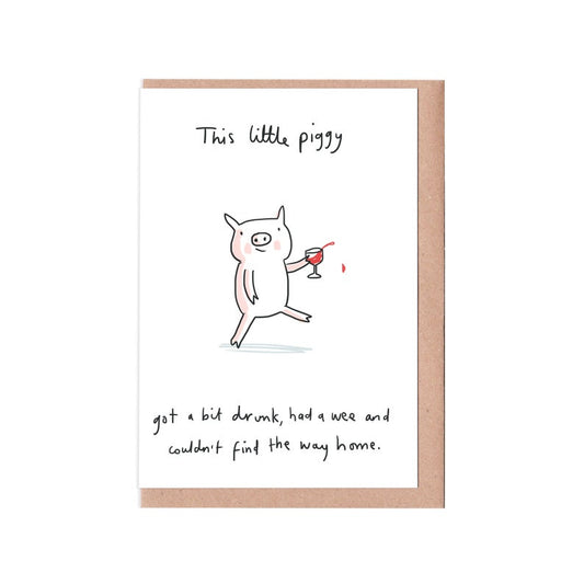 Sarah Ray Little Piggy Card