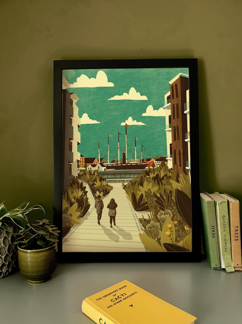 Emy Lou Holmes SS Great Britain A3 Print