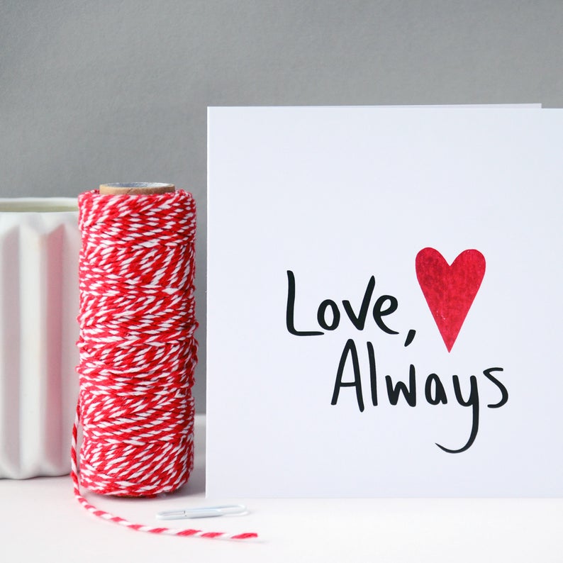 Fiona Clabon Love Always Card