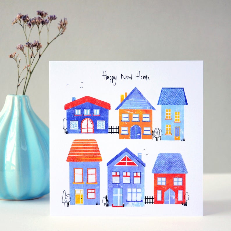 Fiona Clabon New Home Houses Card