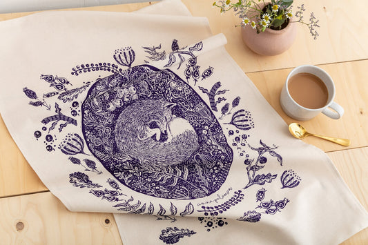 Anna Palamar Designs Fox Tea Towel